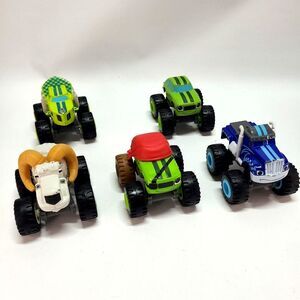 Blaze & Monster Machines Lot Crusher Zeg Pirate Pickle Big Horn Ram Die Cast